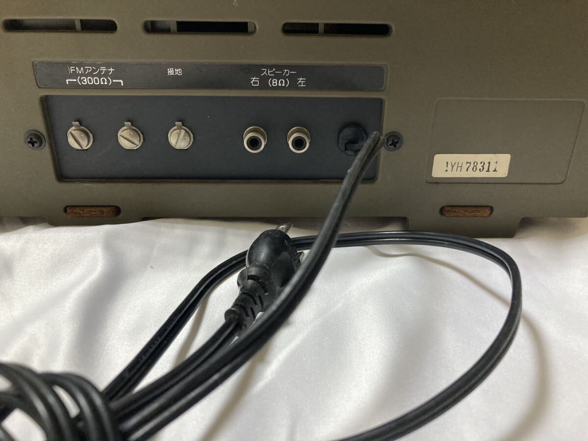 TOSHIBA SM-K2 カセットテープ レコードプレーヤー 通電確認済 レトロ 昭和_画像6