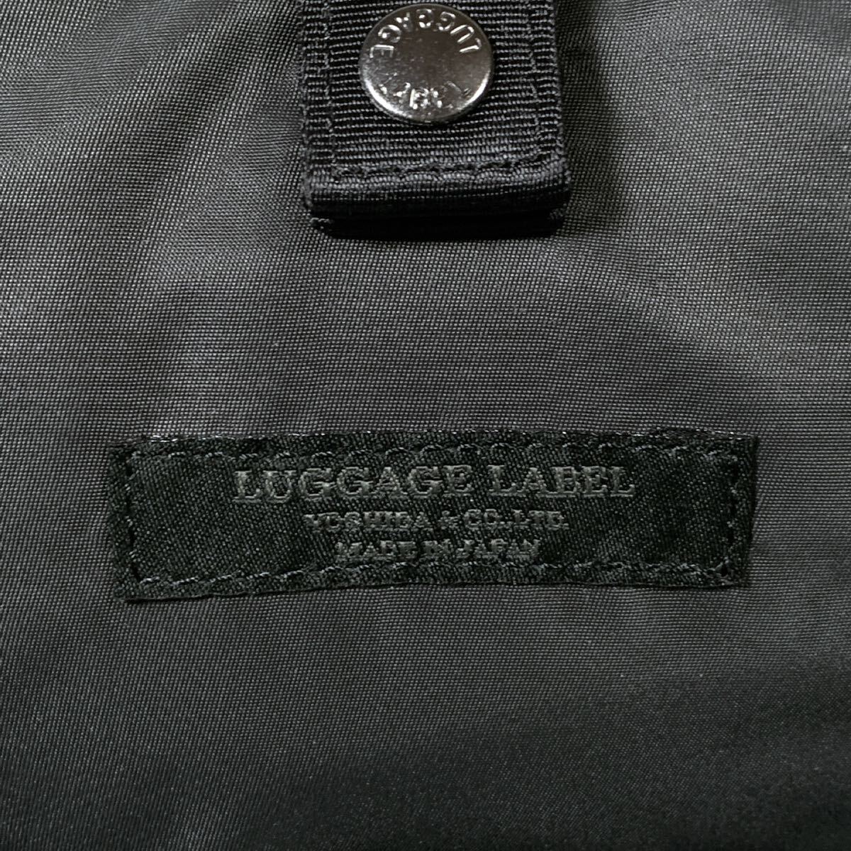 ラゲッジレーベル LUGGAGE LABEL エレメント レザー スリングショルダーバッグ ボディバッグ ワンショルダー 斜めがけ 本革 黒 ブラックの画像9