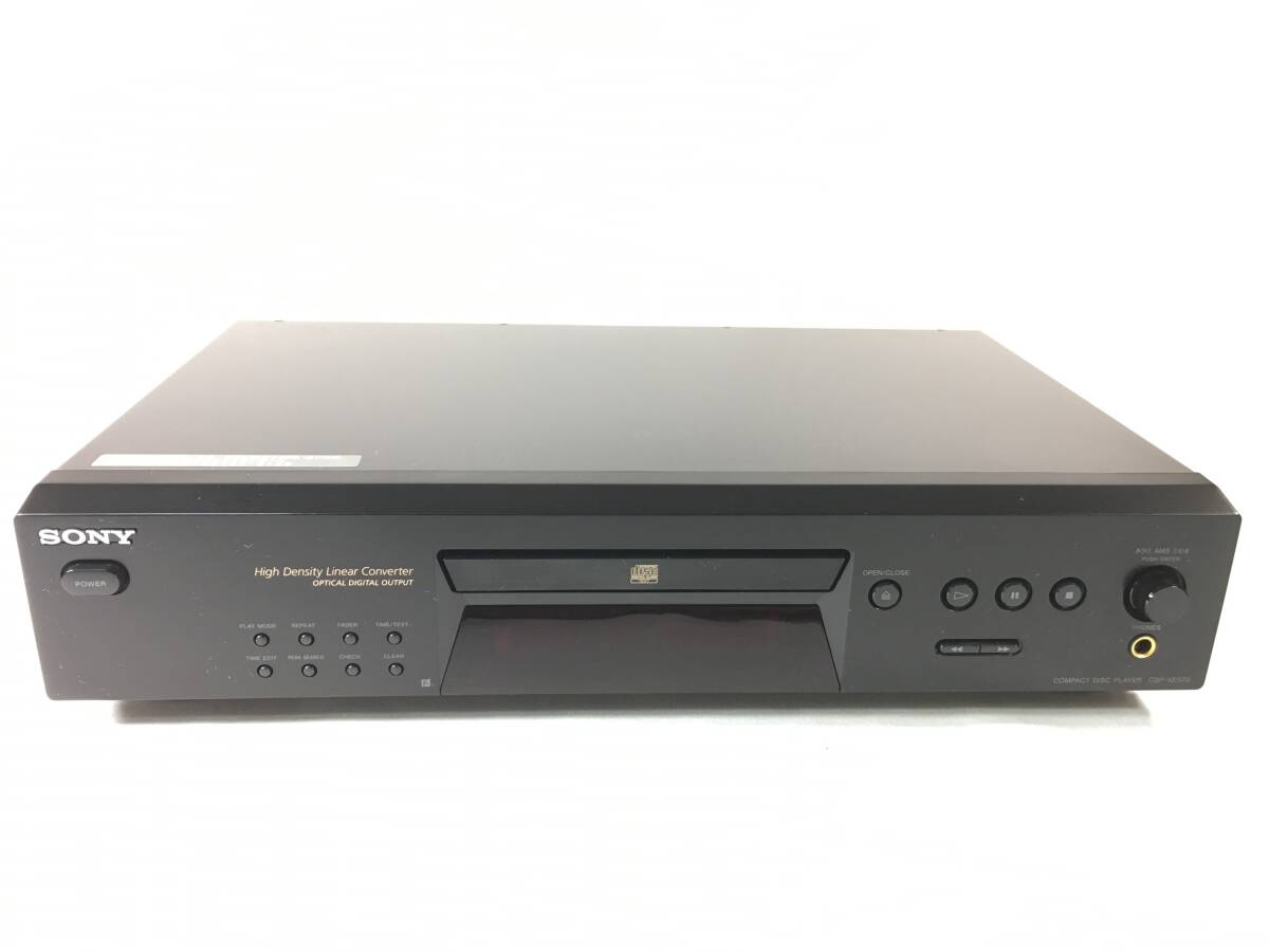 SONY CDP-XE570 CD player tray opening and closing Belt have been exchanged. 