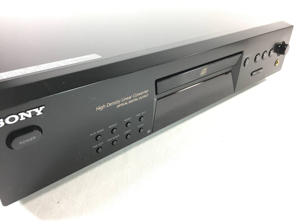 SONY CDP-XE570 CD player tray opening and closing Belt have been exchanged. 
