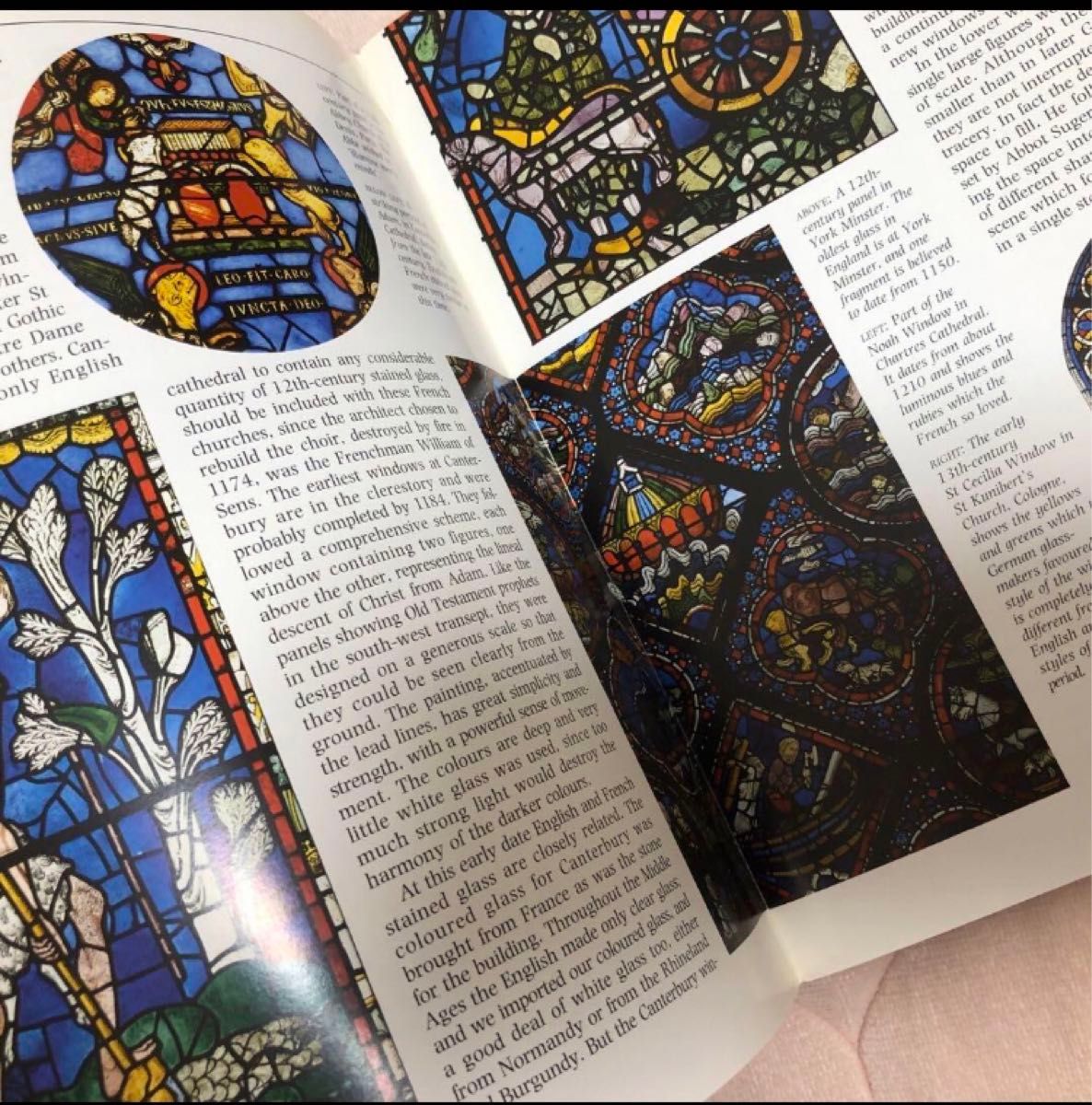 ステンドグラス　写真集　イギリス　STAINED GLASS    博物館　展覧会　教会