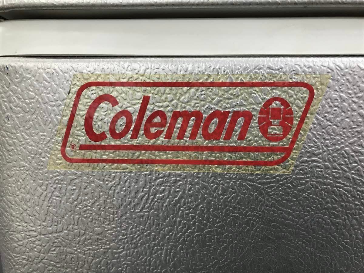 ☆アルミ製☆ １円～  Coleman ULTIMATE コールマン アルティメイト クーラーボックス ５１Ｌ 当時物 希少品 レトロの画像8