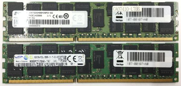 【16G×4枚組】低電圧版 SAMSUNG PC3L-12800R 2R×4 計64GB 中古メモリー サーバー用 DDR3L 即決 動作保証【送料無料】の画像3