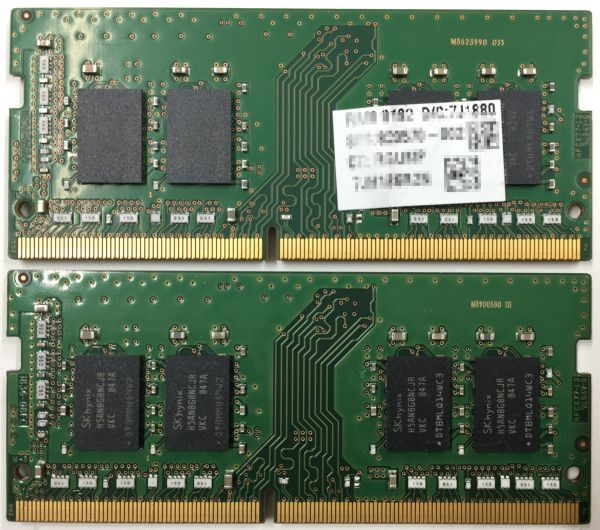[8GB×2 sheets set ]SKhynix PC4-2666V-SA1-11 1R×8 used memory Note for DDR4-2666 PC4-21300 prompt decision operation guarantee [ free shipping ]