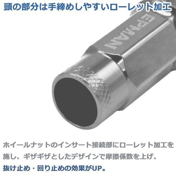 1円~ ハイエース M12×P1.5 24個 6穴用 ブラック スチールナット ラグナット ロング ホイールナット スチール製 JDM 送料無料_画像5