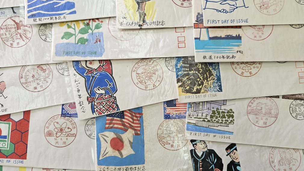 【2024/04/11②】 整理品 初日カバー 海外切手 消印 記念切手 ハガキ まとめ約114枚セットの画像8