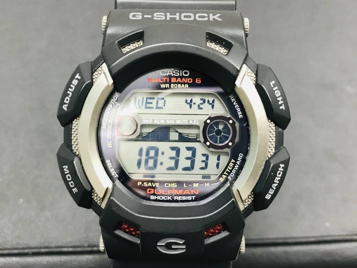 G5292 CASIO カシオ GULFMAN ガルフマン G-SHOCK ジーショック GW-9110 腕時計 電波ソーラー 稼動品の画像1