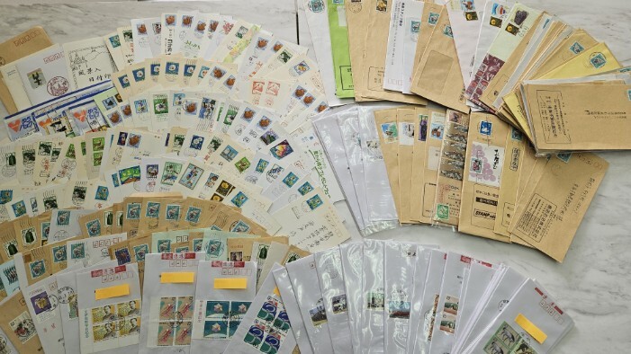 【F2024/04/25①】 1円～整理品　郵便切手 記念切手 消印　約220点 _画像1
