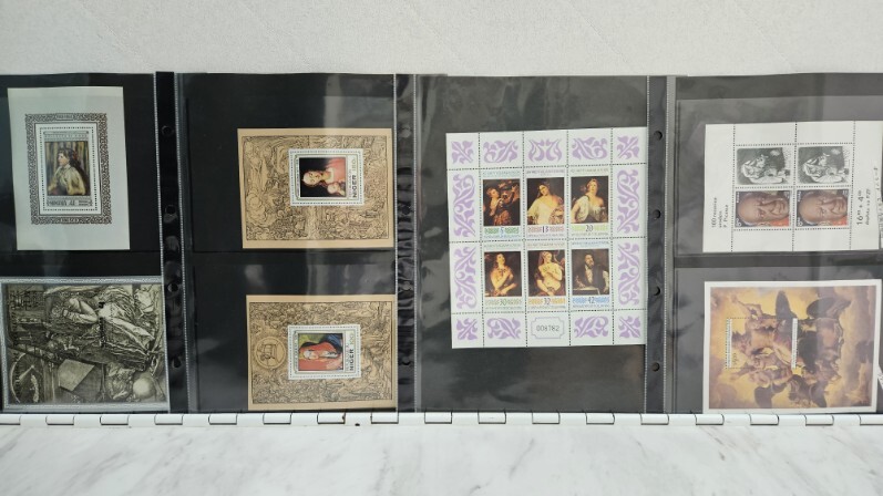 【F2024/04/18③】整理品 海外切手 小型シート 海外切手 記念切手 消印 約64ページの画像10