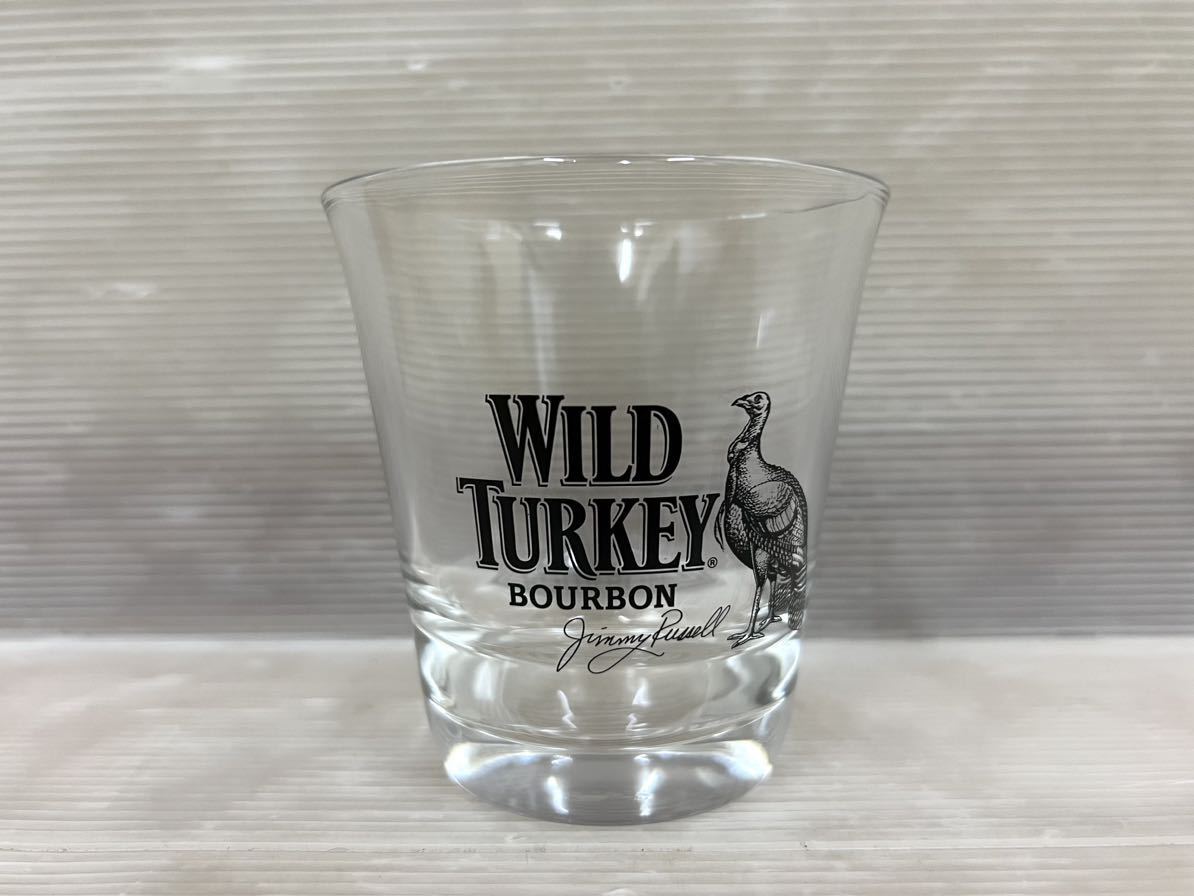 非売品 WILD TURKEY ロックグラス 6個 セット ワイルドターキー バーボン 幅広 ウィスキー ガラス_画像2