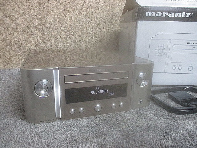 (1738) 良品 marantz マランツ ネットワークCDレシーバー CDデッキ 2023年製 未記入保証書 M-CR612