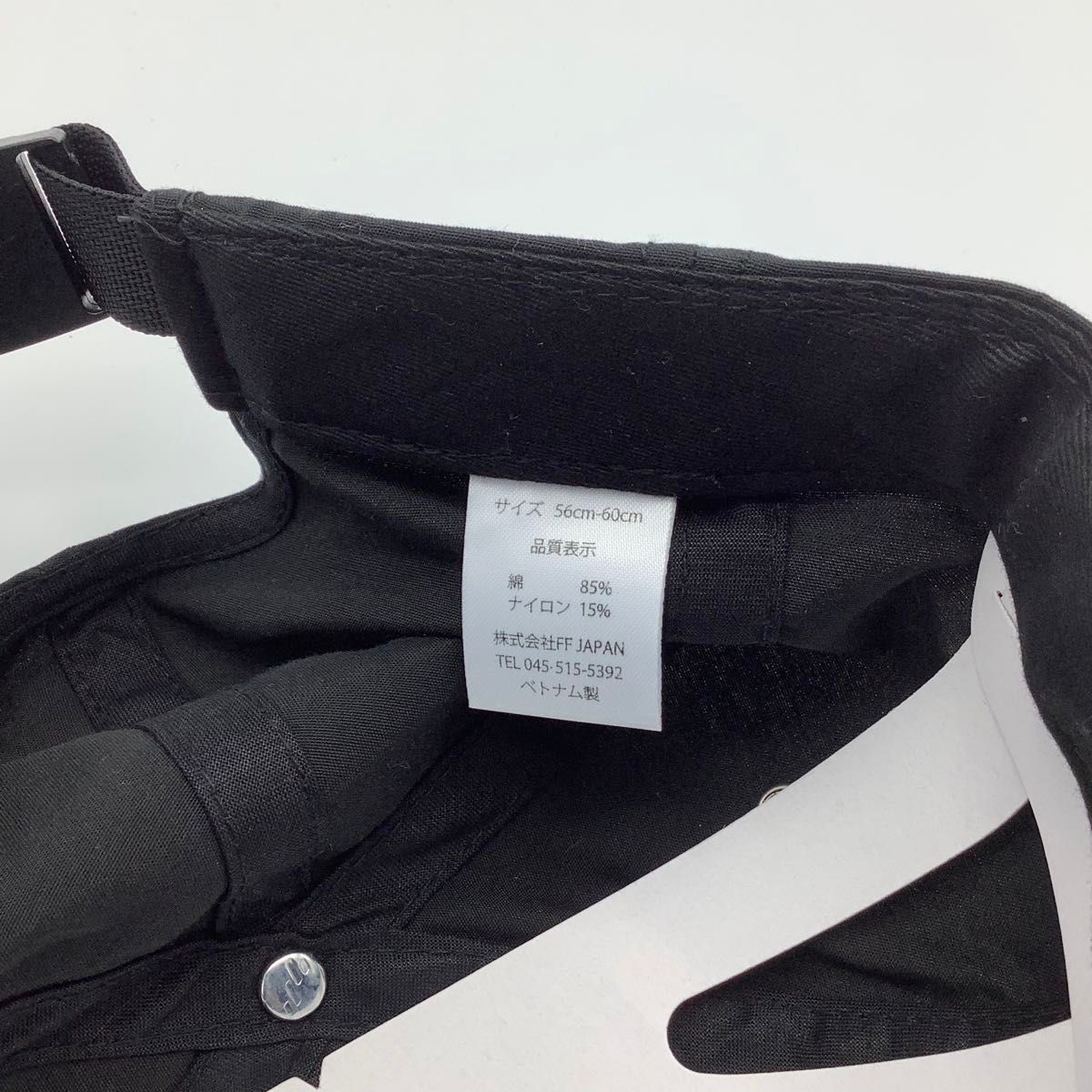 【新品】日本限定モデル フレックスフィット  Dad Capブラック ジェットキャップ 帽子 黒 ブラック
