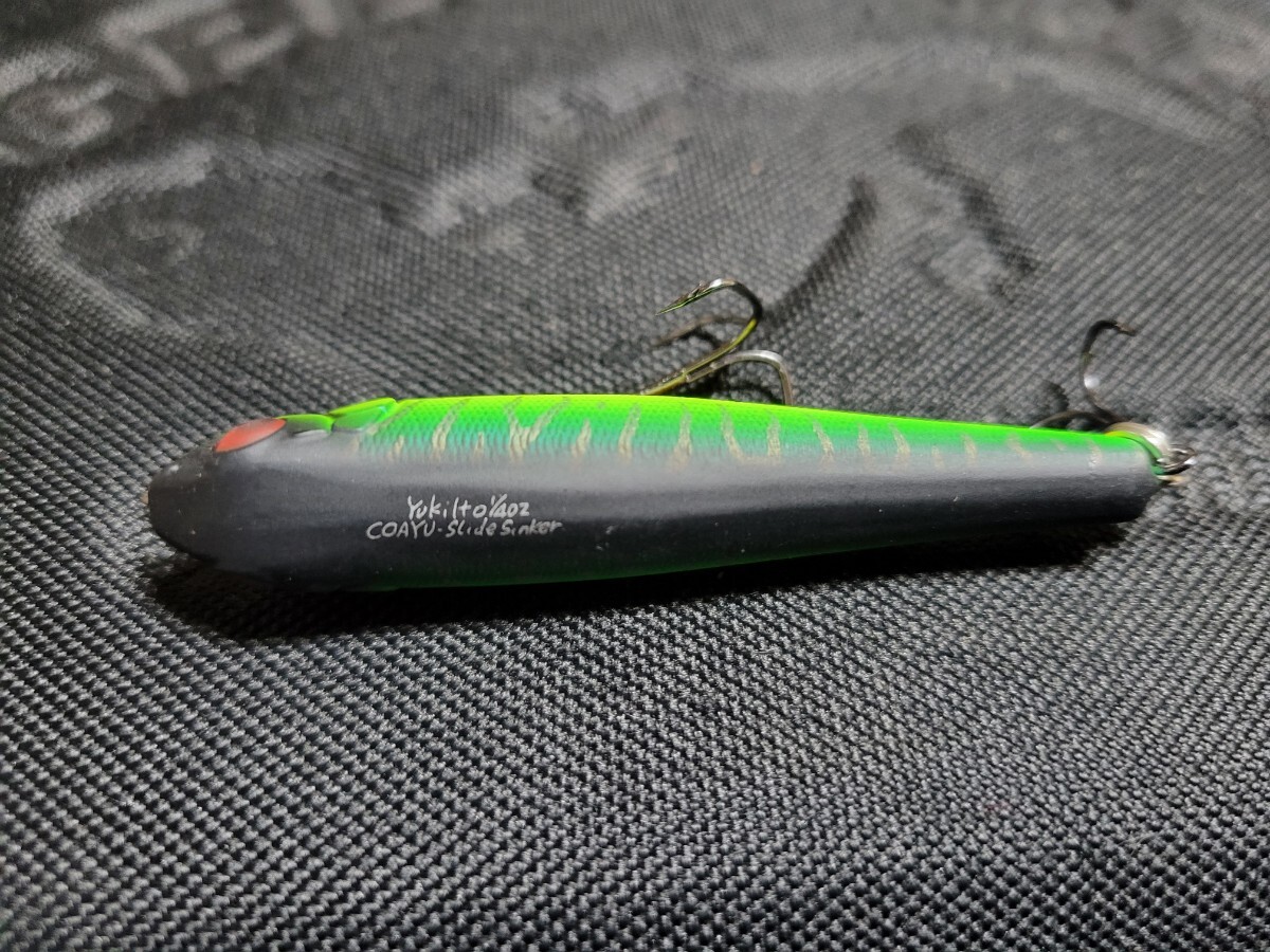 ★Megabass★COAYU SLIDE SINKER メガバス コアユ スライドシンカー MAT TIGER 美中古品 Length 71.0mm Weight 1/4oz ペンシルベイトの画像7