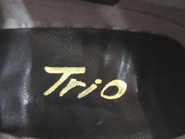 送料300円(税込)■we349■レディース Trio コンフォートシューズ ネイビー 22.5cm 【シンオク】の画像7