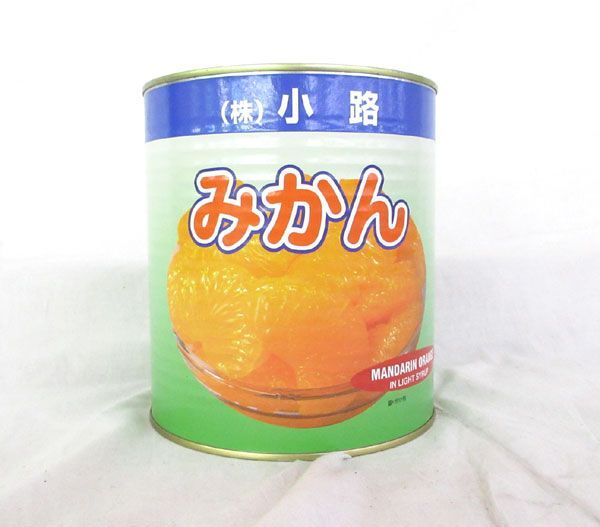 送料300円(税込)■az519■◎缶詰 小路 みかん シラップづけ 3000g 6缶【シンオク】の画像2