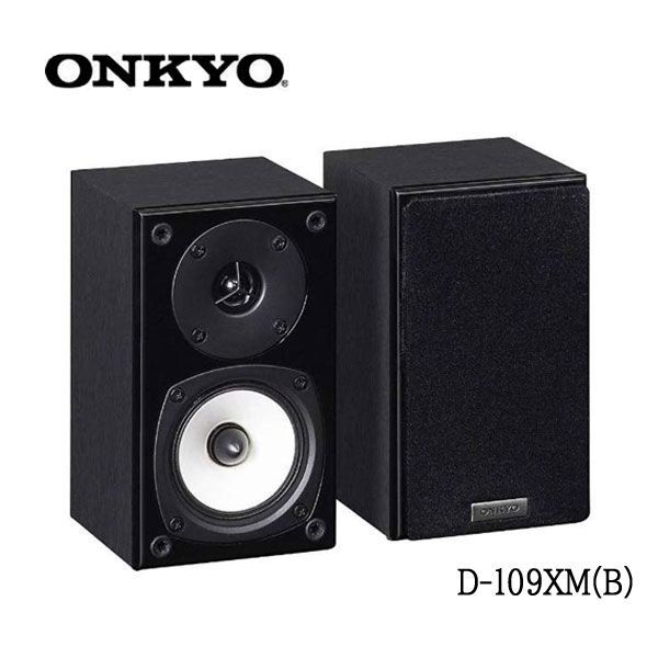 送料300円(税込)■dt005■ONKYO 2Way スピーカーシステム D-109XM(B)【シンオク】の画像1