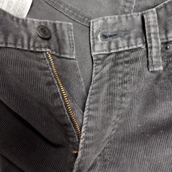 D175 Levi’s リーバイス コーデュロイ パンツ W32 L30 チャコールグレー 514 ストレート ジッパーフライ カジュアル アメカジ LEVIS_画像3