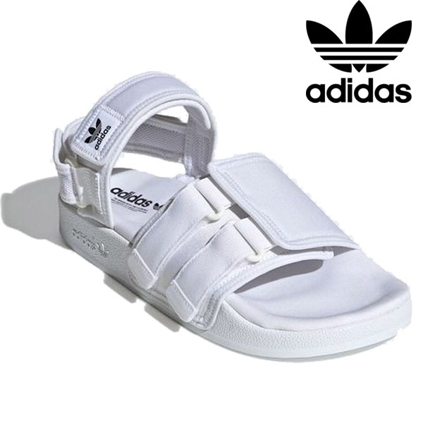 Z1183 adidas originals Adidas Originals новый Adi reta спорт сандалии 24.5cm белый ремешок to зеркальный . il Logo 