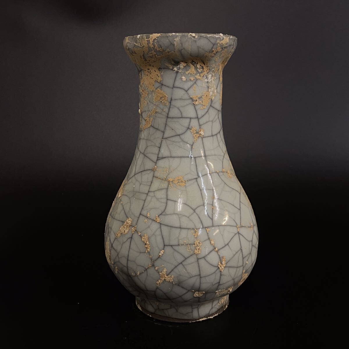中国 宋 古玩 磁器 花瓶 官窯 白磁 骨董品 中国美術 高さ18cm_画像1