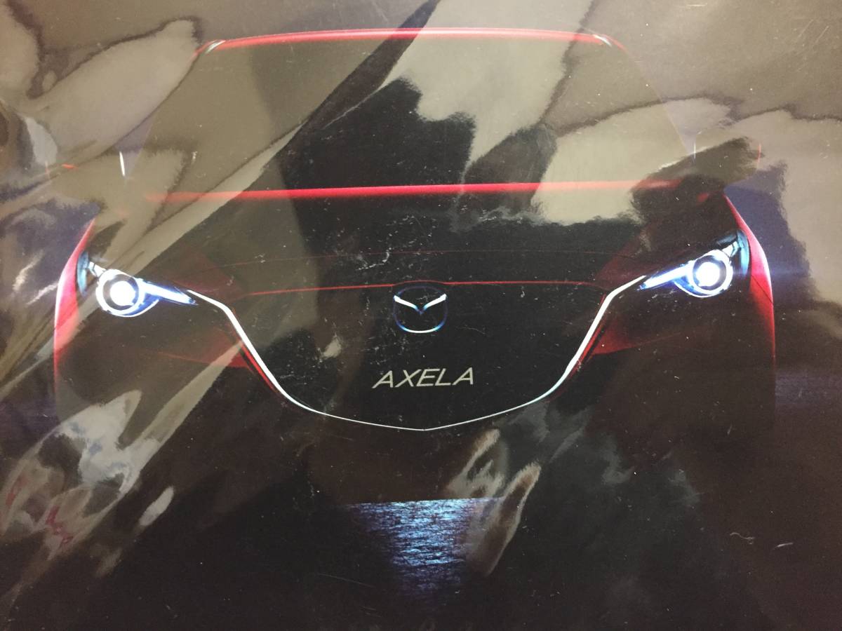 【新品 非売品】マツダ アクセラ クリアファイル MAZDA AXELA A4サイズ_画像3