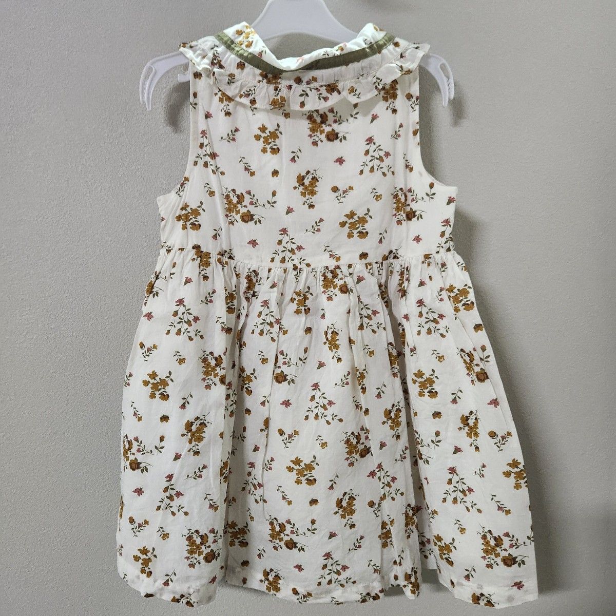 little cotton clothes ワンピース 花柄 2-3y 女の子 半袖 キッズ