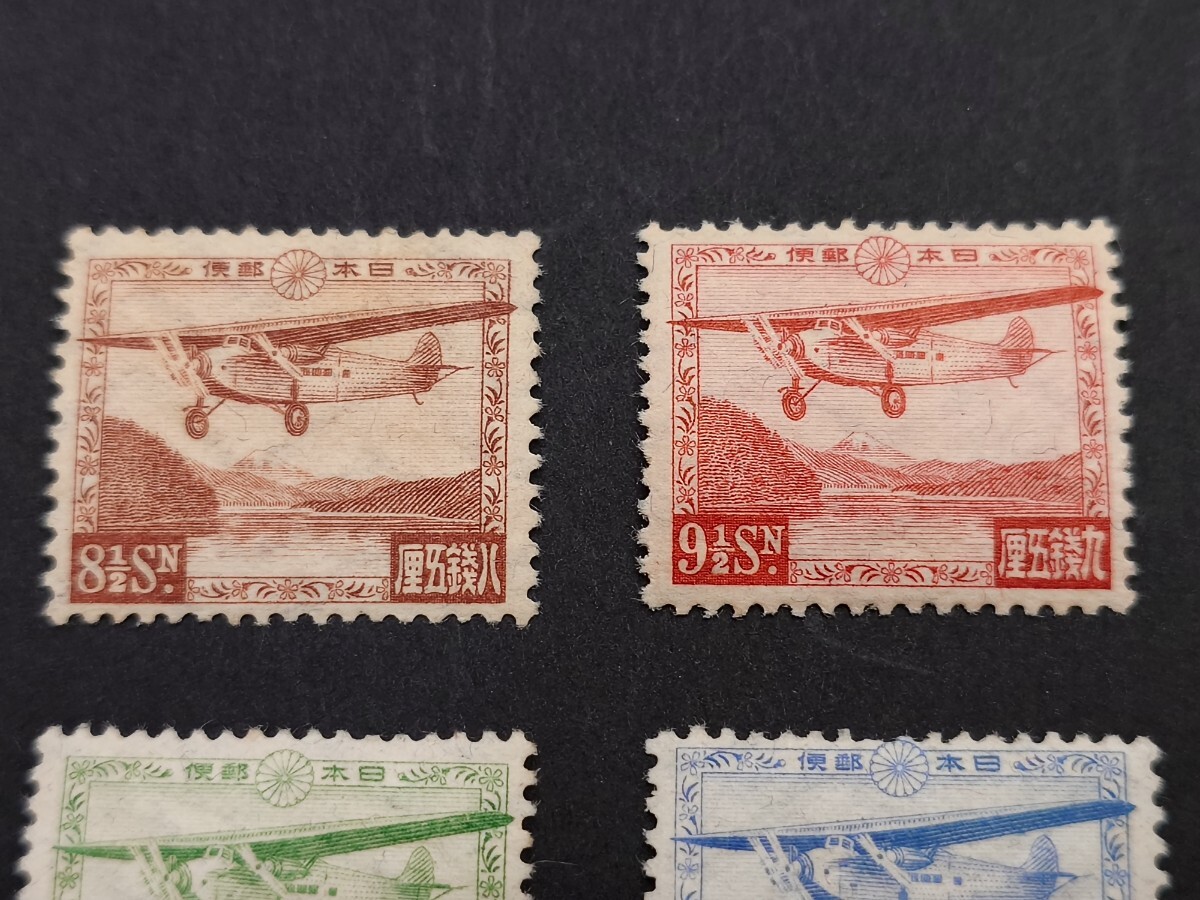 日本の切手★芦の湖航空★全５種の画像2