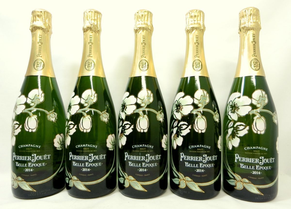 1000円スタート 酒 12本セット Champagne PERRIER-JOUET BELLE EPOQUE 2014 750ml 12.5％ ペリエ ジュエ 未開栓 WHO 酒E508の画像2