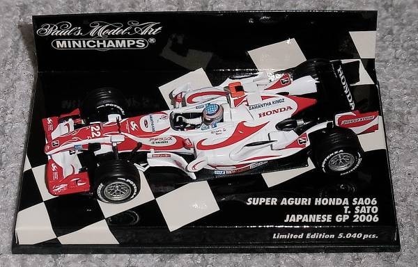 1/43 スーパーアグリ ホンダ SA06B 佐藤琢磨 2006 日本GP SA06 HONDA Super Aguri SATO