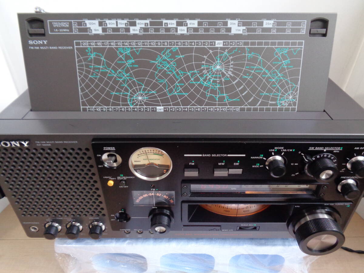 SONY ソニー　ICF-6800A　FM/MW/SW 31 BAND ラジオ ICF-6800A 美品整備作動品