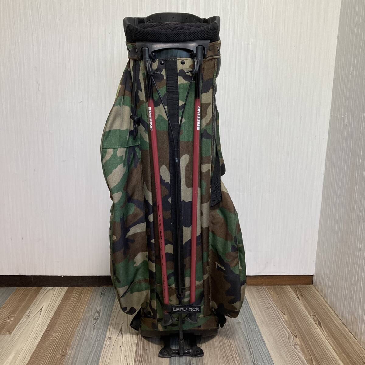 BEAMS GOLF BRIEFING×SUN MOUNTAIN スタンド式 キャディバッグ ※フードなし 管理番号O-1121の画像3