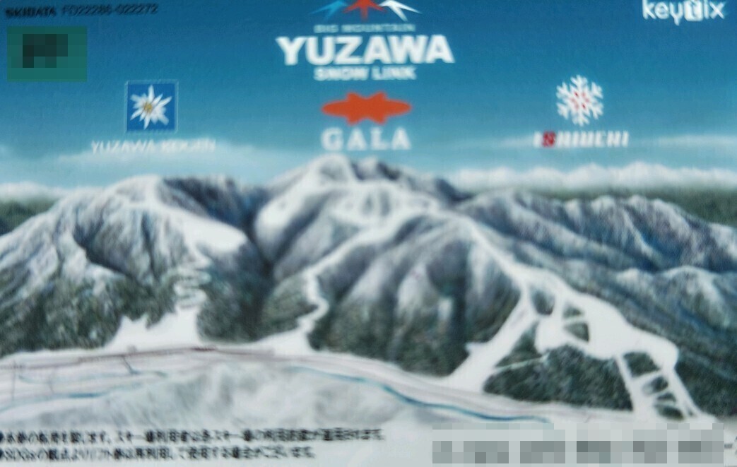 ガーラ湯沢スキー場観光ゴンドラ乗車券4枚セット価格（数量1）　_画像1