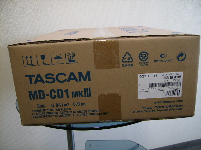 TASCAM 業務用　MDレコーダー/CDプレーヤー　MD-CD1MKⅢ　新品_画像4