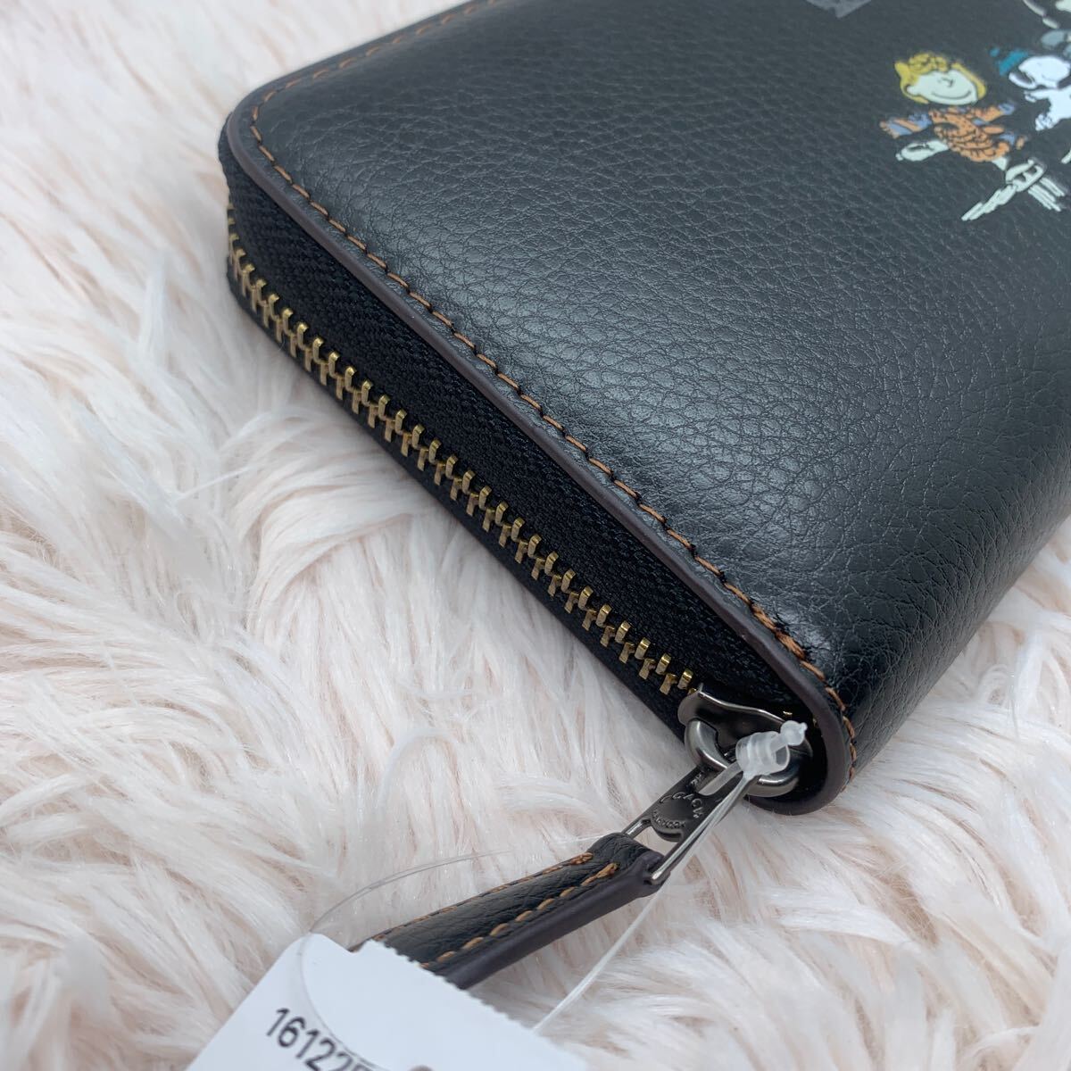 新品未使用 COACH 財布 コーチ長財布 シグネチャー スヌーピー アコーディオン ジップラウンドファスナー の画像4