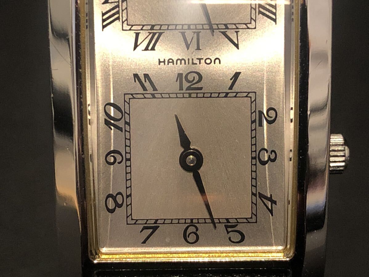 HAMILTON ハミルトン 6273 アメリカントラベラーデュアルタイム クォーツ 腕時計 の画像2
