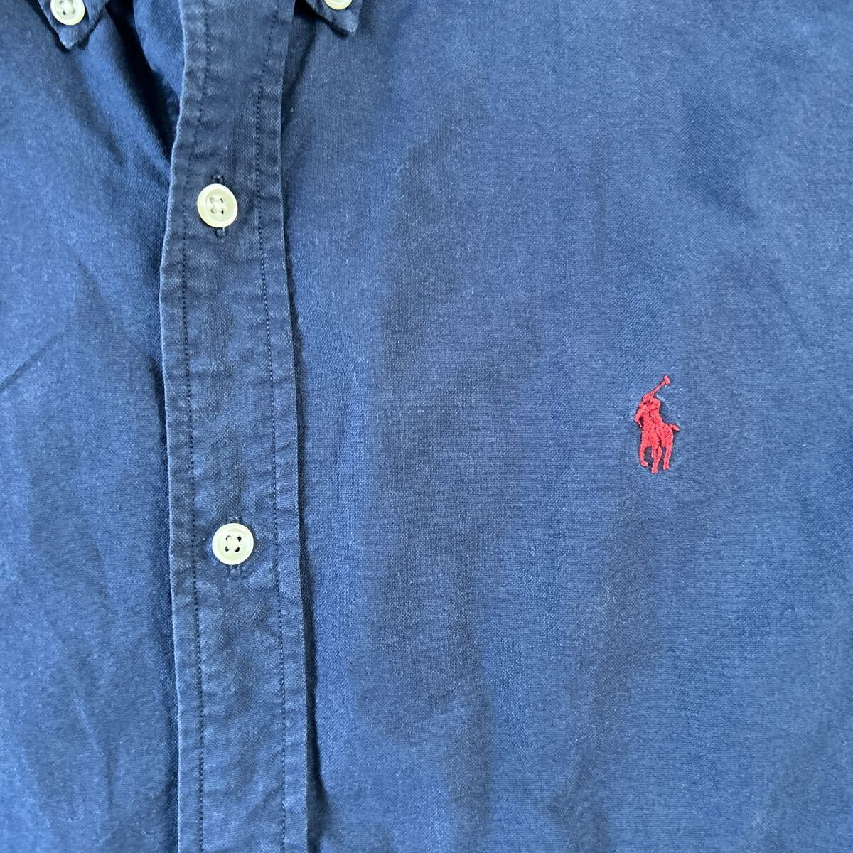 1 иен Polo Ralph Lauren Polo Ralph Lauren оскфорд кнопка down рубашка темно-синий размер XL