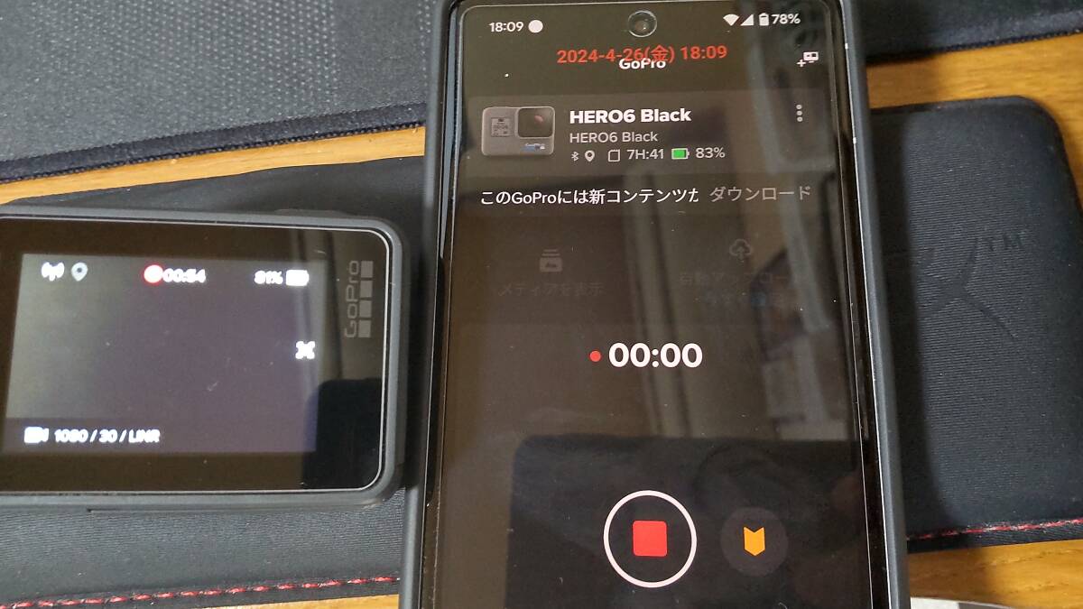 【中古】Go Pro ゴープロ HERO 6 Black 付属品多数_画像10