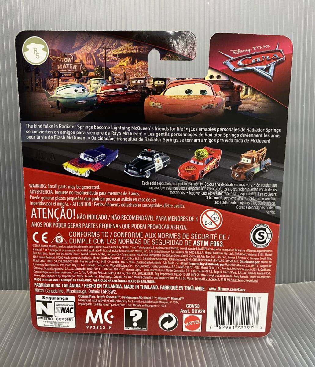 カーズ マテル MATTEL ANTONIO VELOCE ECCELLENTE 2019 アントニオ ヴェローチェ エッチェレンテ　RADIATOR SPRINGS ミニカー_画像3