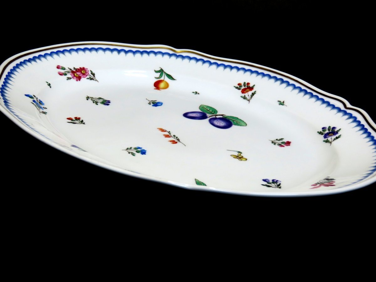 ■リチャードジノリ  オーバルプラター  楕円大皿  イタリアンフルーツの画像3