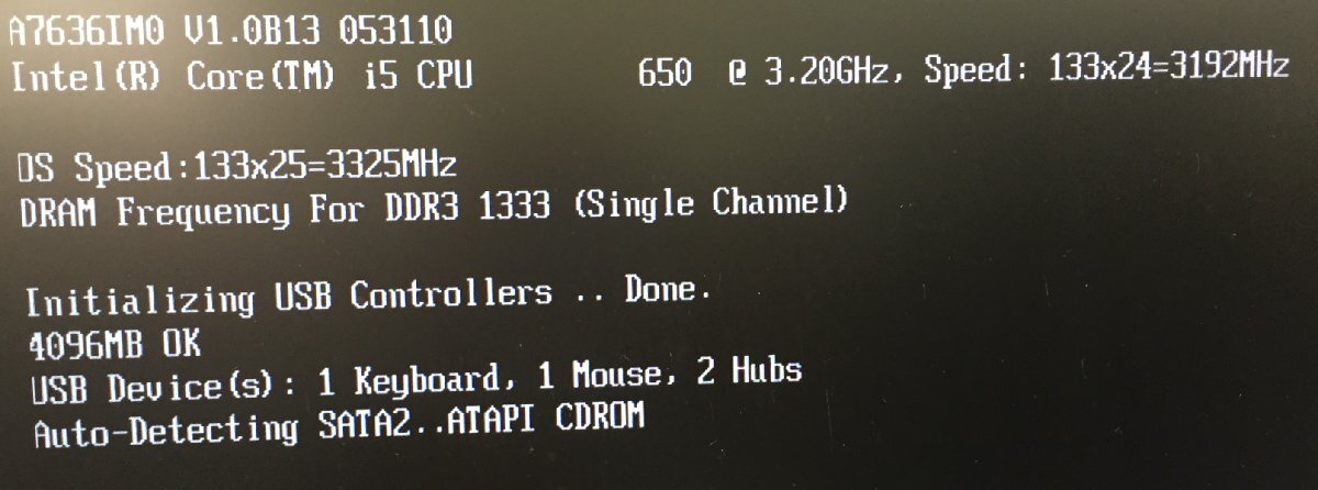 LD2106Y[ junk ]mouse computer LM-i721B-XP CPU:Intel(R) Core (TM) i5 CPU 650 @ 3.20GHz HDD: none memory :4GB D