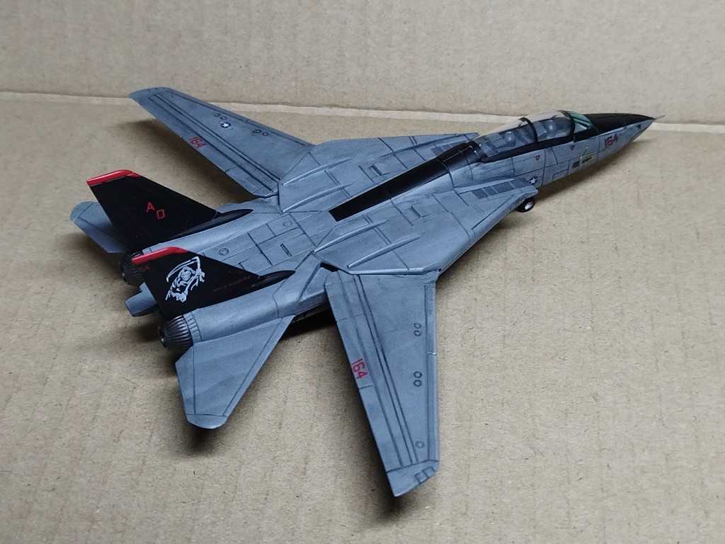 1/144 F-14Bトムキャット VF-101グリムリーパーズ 童友社/記憶の中のドラ猫の画像2