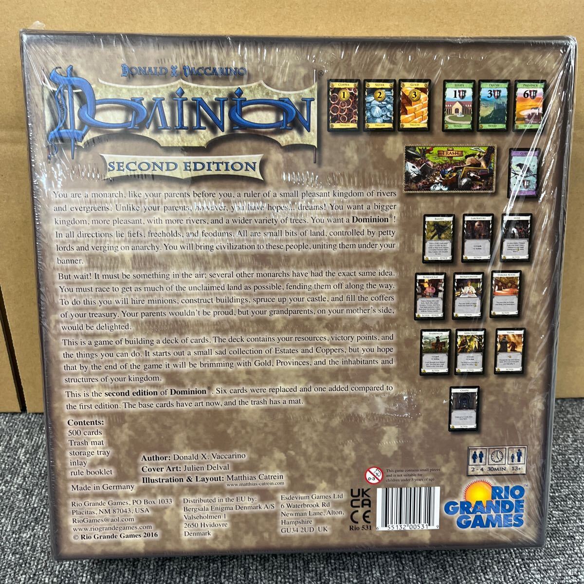 780. RIO GRANDE GAMES リオ グランデ ゲームス DOMINION SECOND EDITION ボードゲーム の画像2