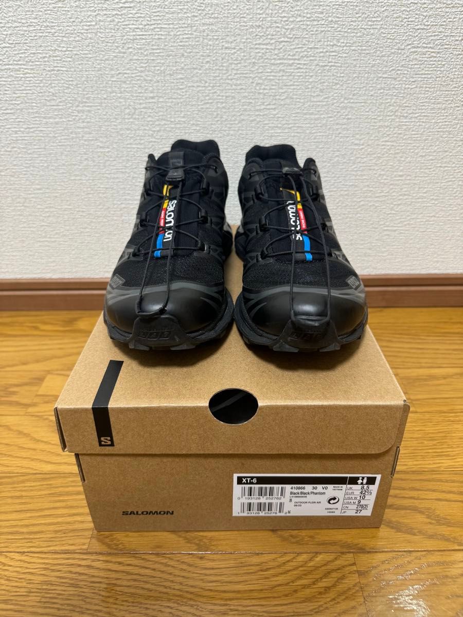 SALOMON サロモン XT-6  27.0cm BLACK