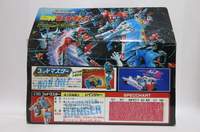 新品 昭和 旧 タカラ TAKARA 1987年 TF トランスフォーマー ザ☆ヘッドマスターズ Ｃ-305 ゴッドマスター レインジャー THE TRANS FORMERS _画像2