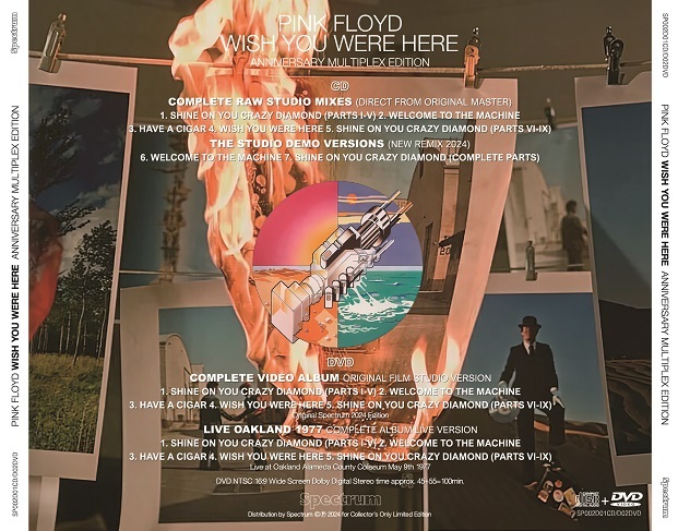 PINK FLOYD / WISH YOU WERE HERE - ANNIVERSARY MULTIPLEX EDITION (CD+DVD+BD)の画像3