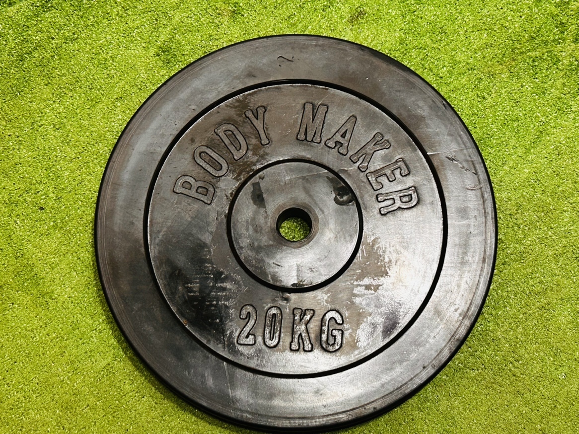 BodyMaker ラバープレート 20Kg×2 穴径28mm トレーニング 「T17544」_画像5
