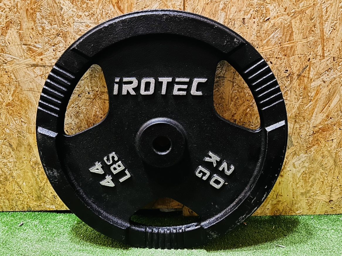 iROTEC バーベルプレートセット 20Kg×2/計40Kg 穴径28mm 筋トレ 「T17555」の画像8