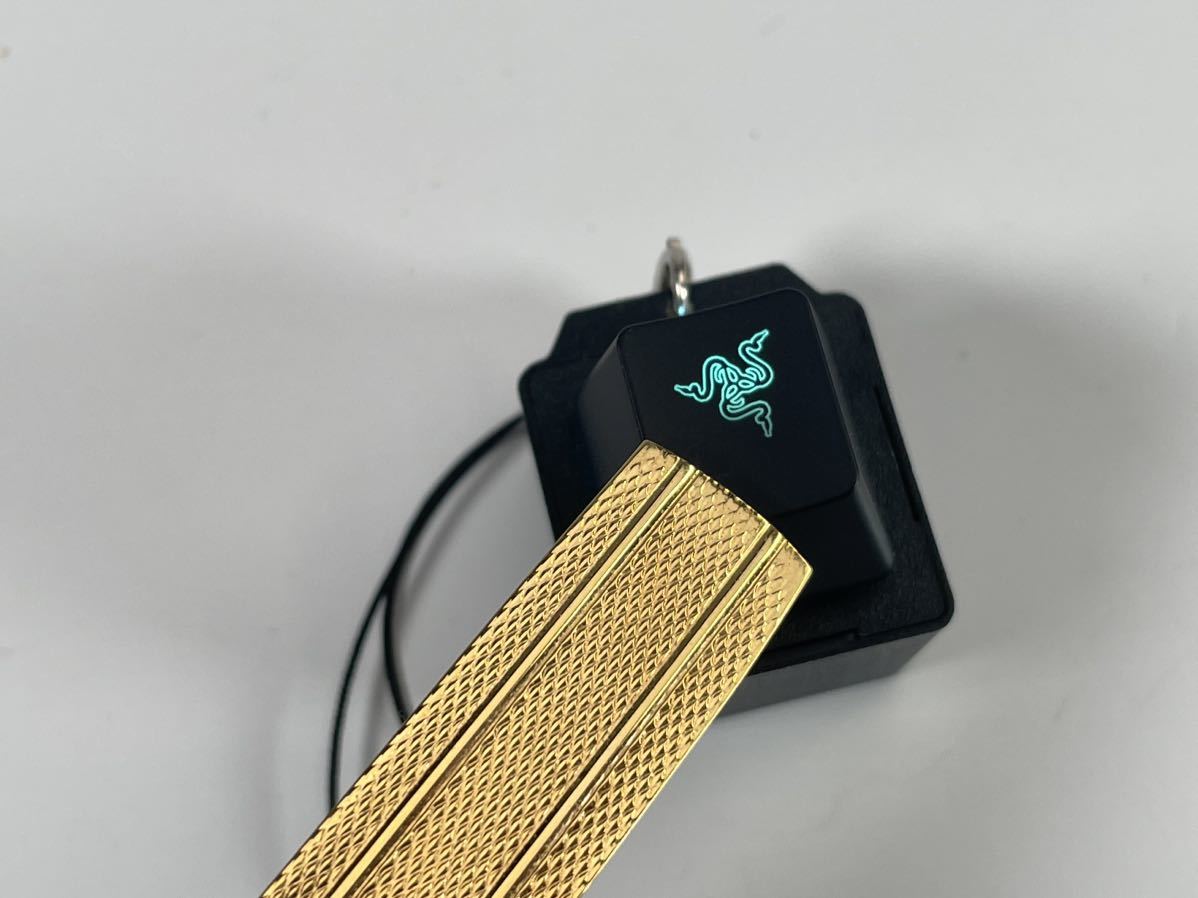 【RAZER】リアルキーボードのキーホルダー2個セット◆RAZER CHROMA KEYCAP KEYCHAIN ゲーミングキーホルダー メカニカル 緑軸 レイザーの画像6