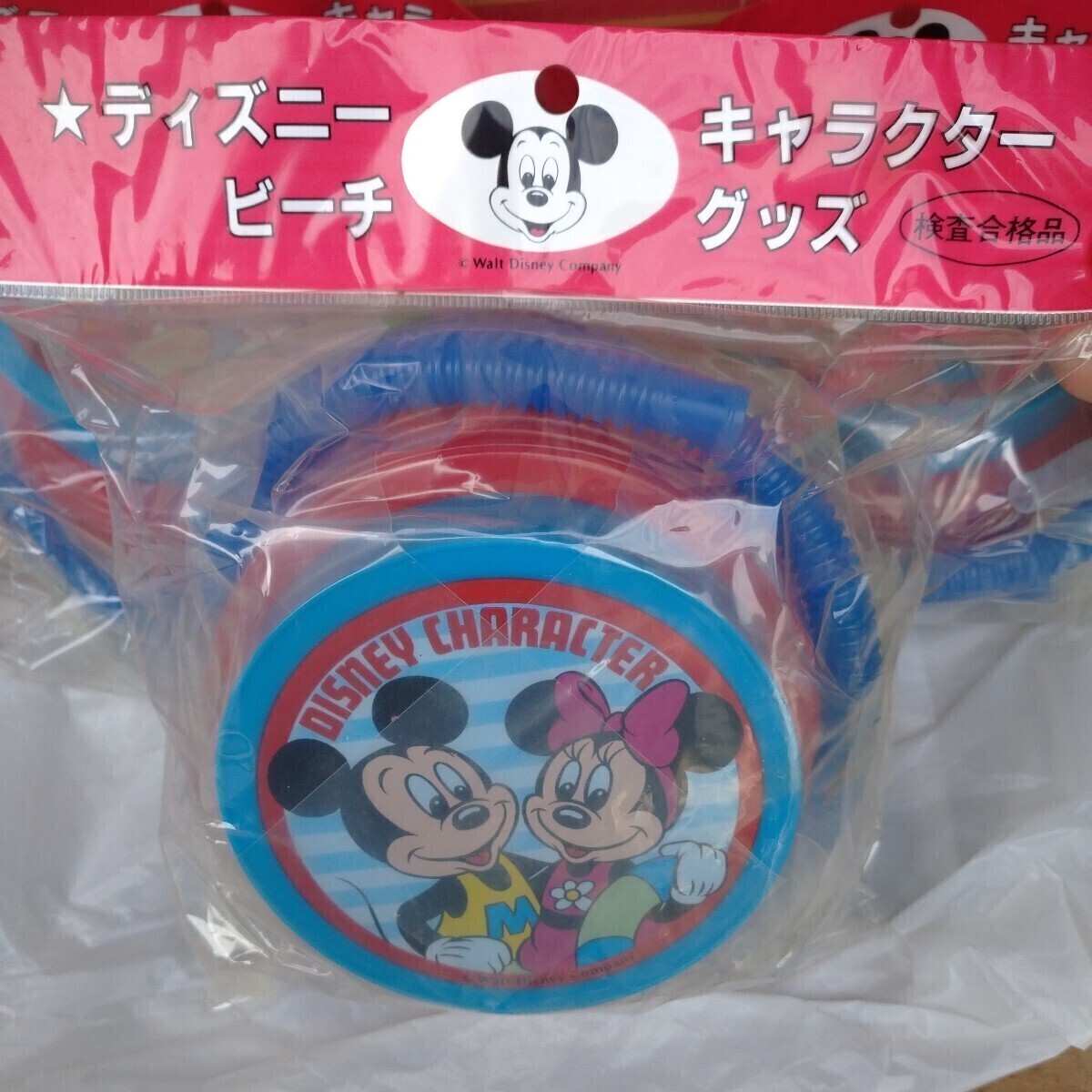 a7 ディズニー ビーチ エアポンプ 3個セット 新品 未使用品 キャラクターグッズ Mickey Mouse Minnie Mouse 浮き輪 プール 海 _画像2