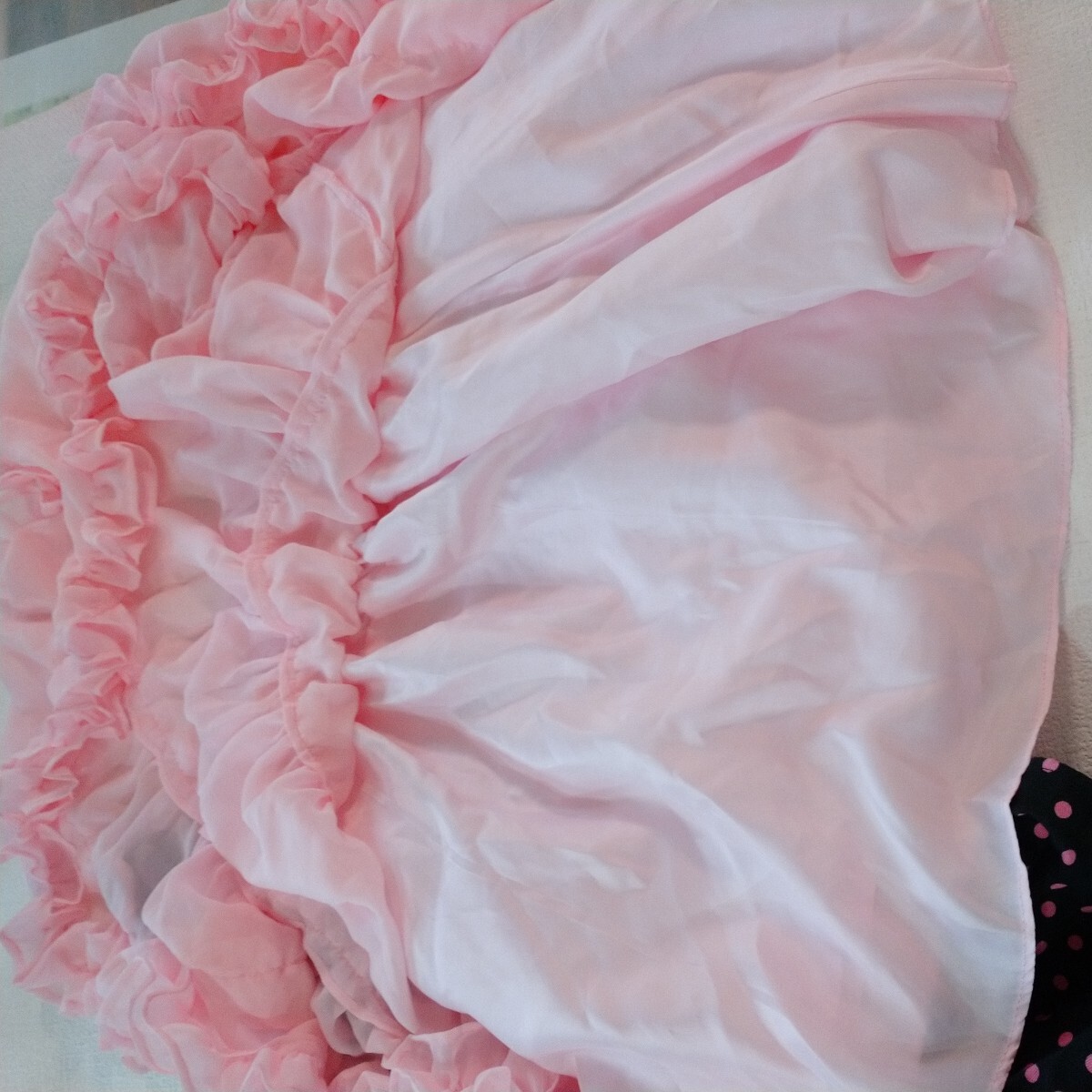 a23 服 まとめて スカート angelic & pretty 大人 コスプレ ドット フリフリ ファッション ピンク ブラックの画像3