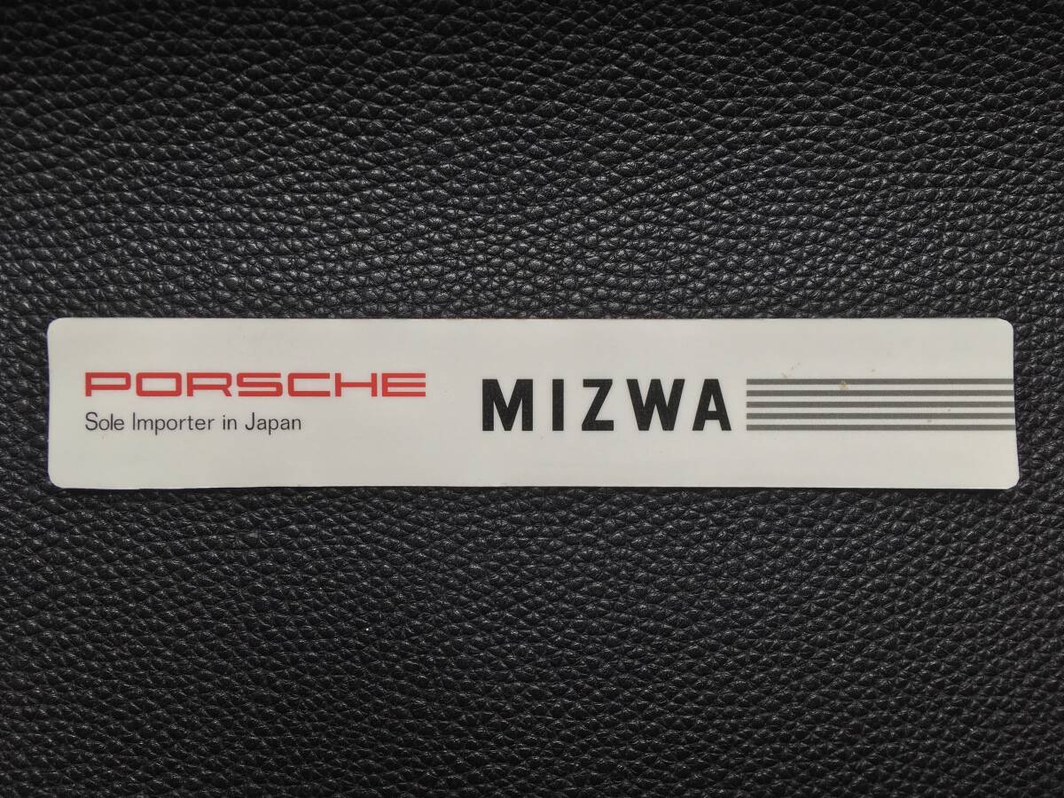 当時物 MIZWA ポルシェ ミツワ ディラーステッカー カブリオレ ステッカー993 911 930 964 924 928 944 914 おまけ付きの画像1